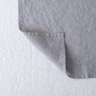 Light Grey Lightweight Linen Table Runner 3