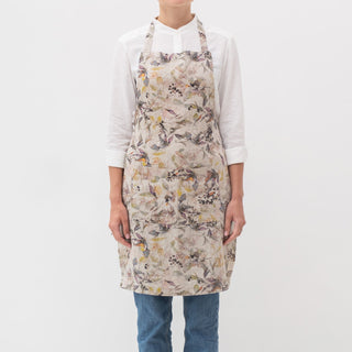 Meadow on Natural Linen Daily Apron 1