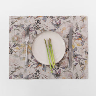 Meadow on Natural Linen Placemat 