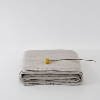 Natural Washed Linen Bed Sheet 