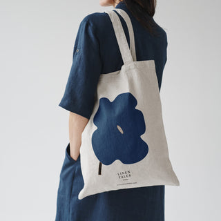 Linen Bag | Linen Tote Bags in Ash Rose | MagicLinen