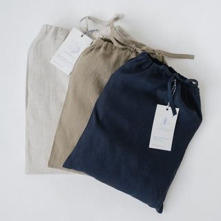 Khaki Linen Currant Loungewear Set 5