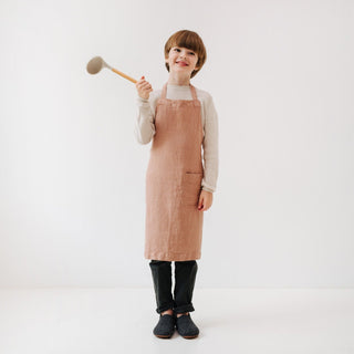Cafe Creme Kids Linen Daily Apron - Linen Tales 